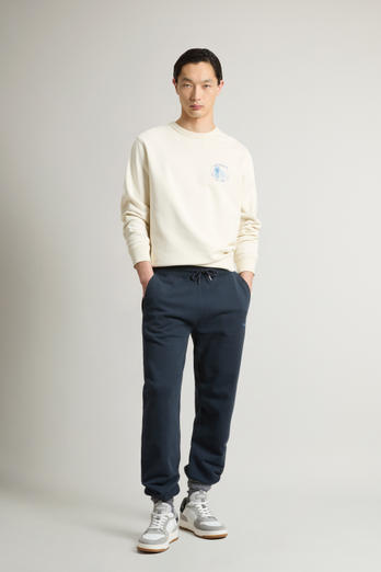 Broek van sweatstof van puur katoen Blauw | Woolrich