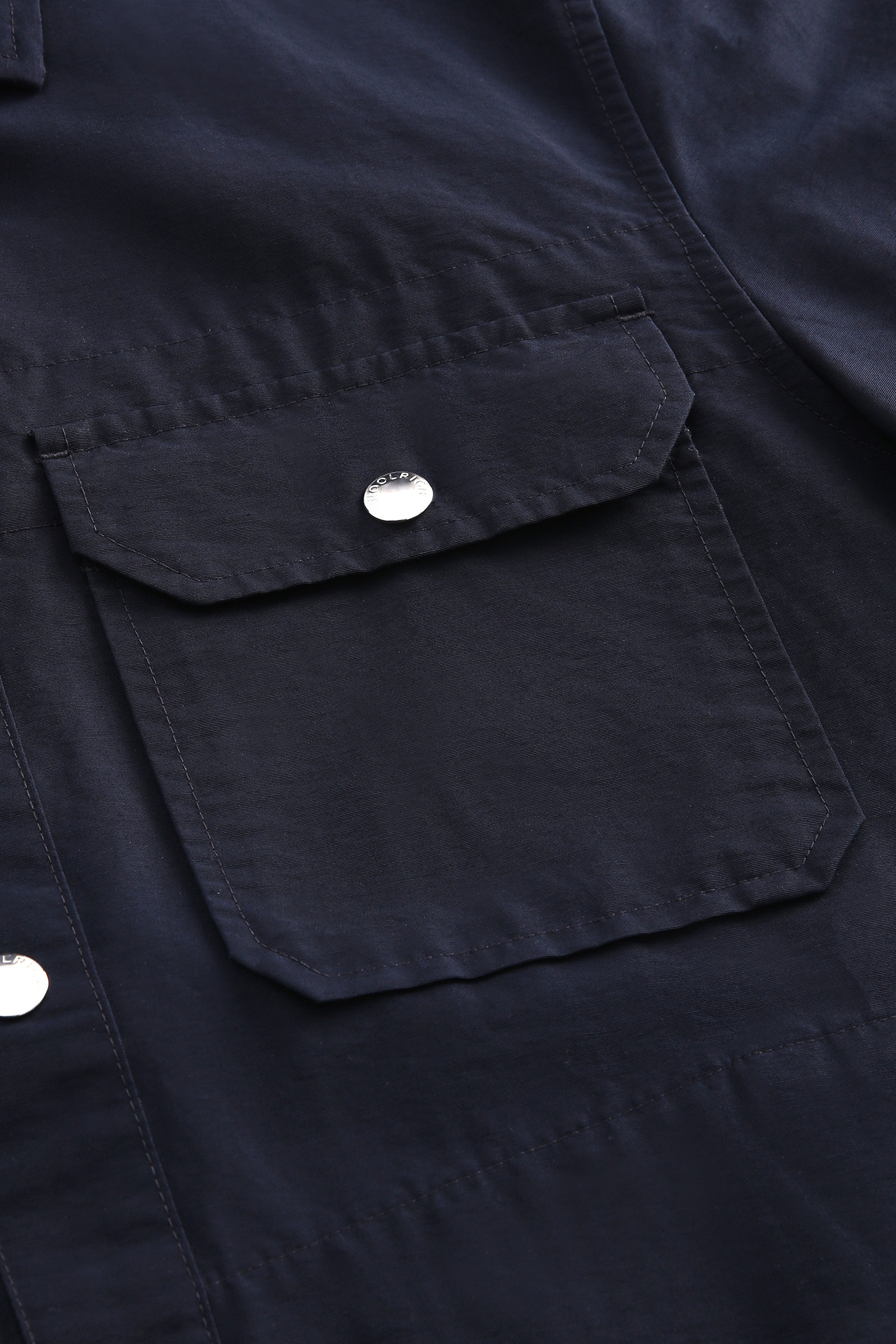 Sobrecamisa Cruiser en tejido Ramar ecológico azul photo 6 | Woolrich