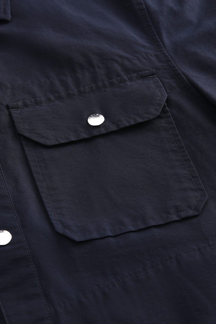 Sobrecamisa Cruiser en tejido Ramar ecológico azul photo 6 | Woolrich