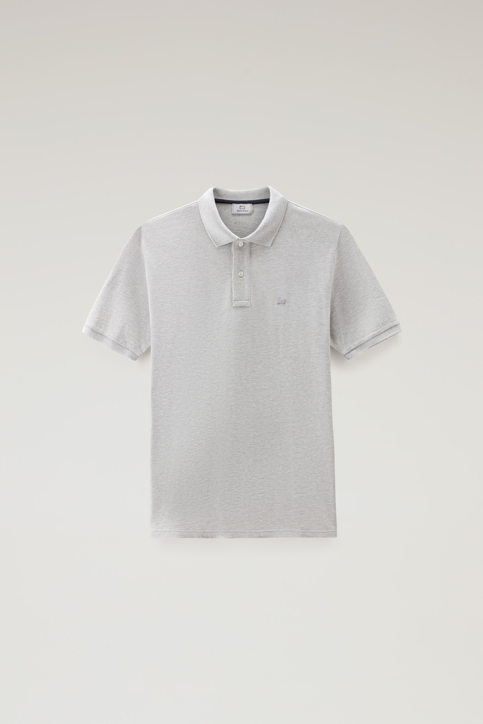 Piquet Polo Shirt in Pure Cotton - Men - Grey