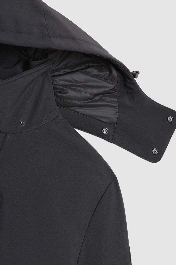 Giacca Barrow Mac in soft shell con cappuccio removibile