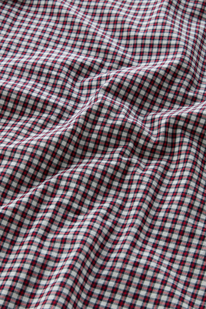 Checked Madras Shirt in Pure Cotton Red photo 9 | Woolrich