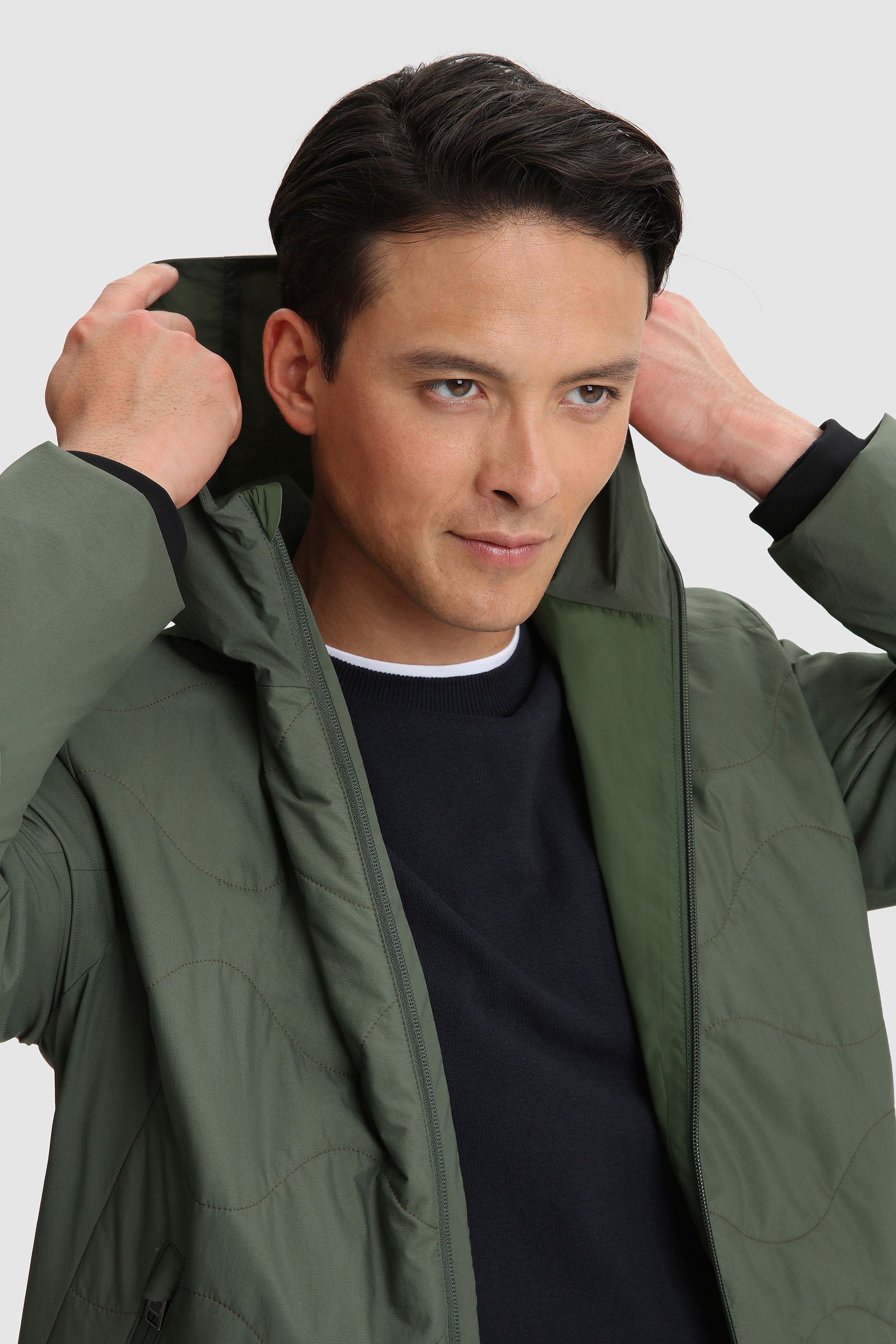 Ripstop hooded jacket