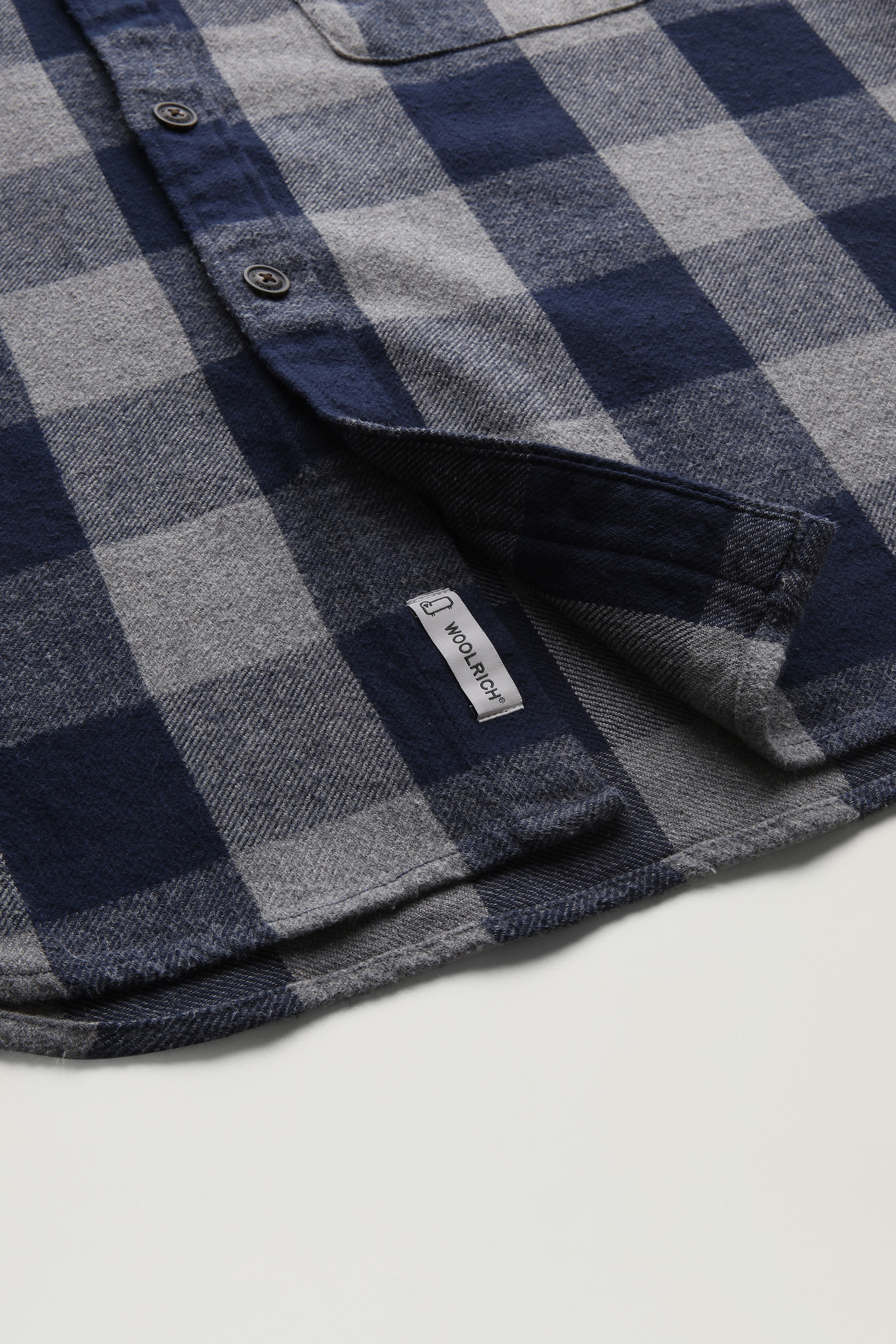 Oxbow Flannel Check Shirt Grey photo 9 | Woolrich