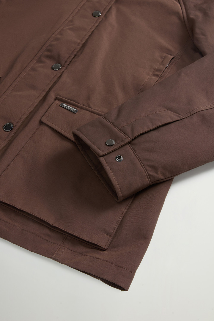 Ramar Cloth Jacket with Corduroy Collar Brown photo 7 | Woolrich