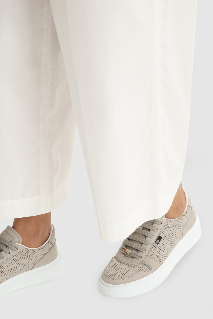 Popelinehose mit geradem Bein