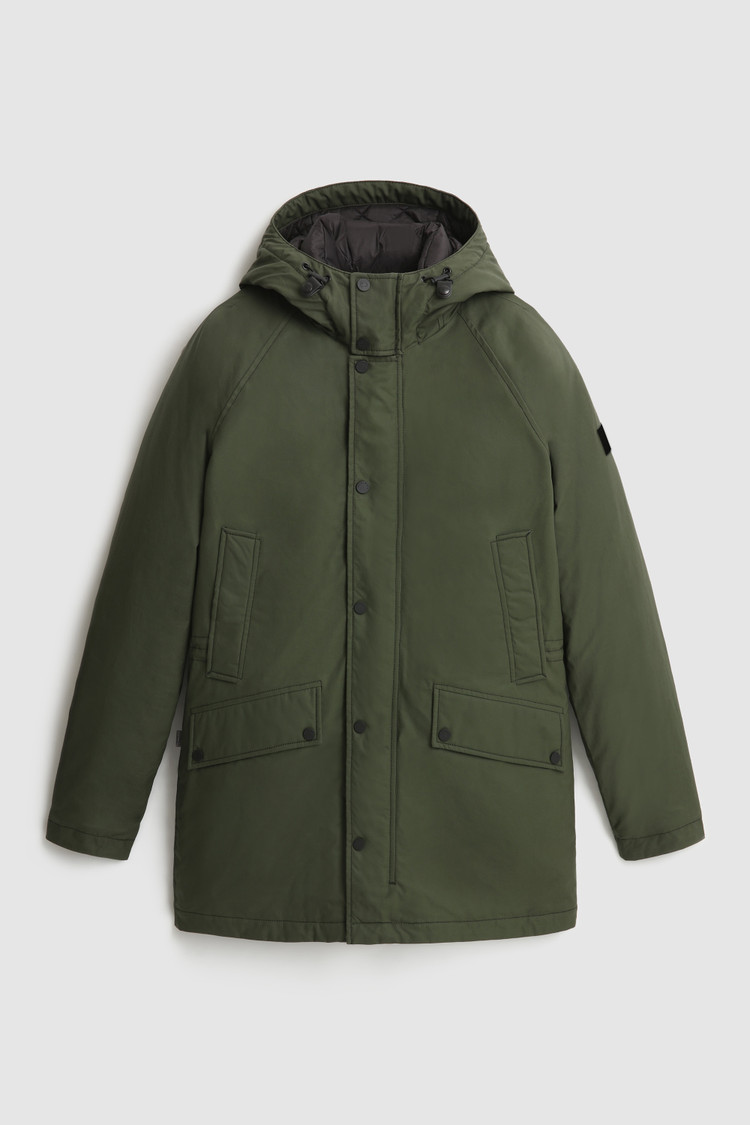Polar Parka in cotone cerato British Millerain