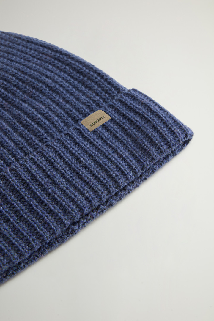 Beanie aus Merino-Schurwollmischung Blau photo 3 | Woolrich