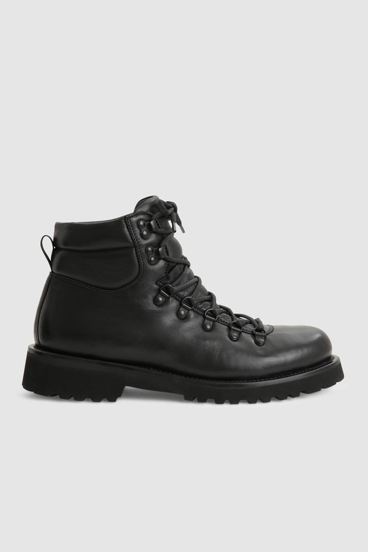 Hiker Stiefel aus gepolstertem Nappaleder