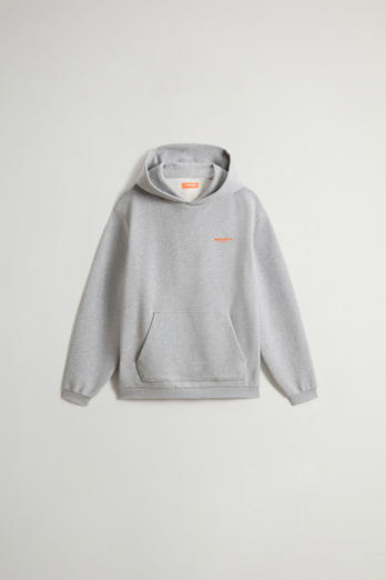 Boys’ Sweatshirt in Pure Cotton Gray photo 1 | Woolrich