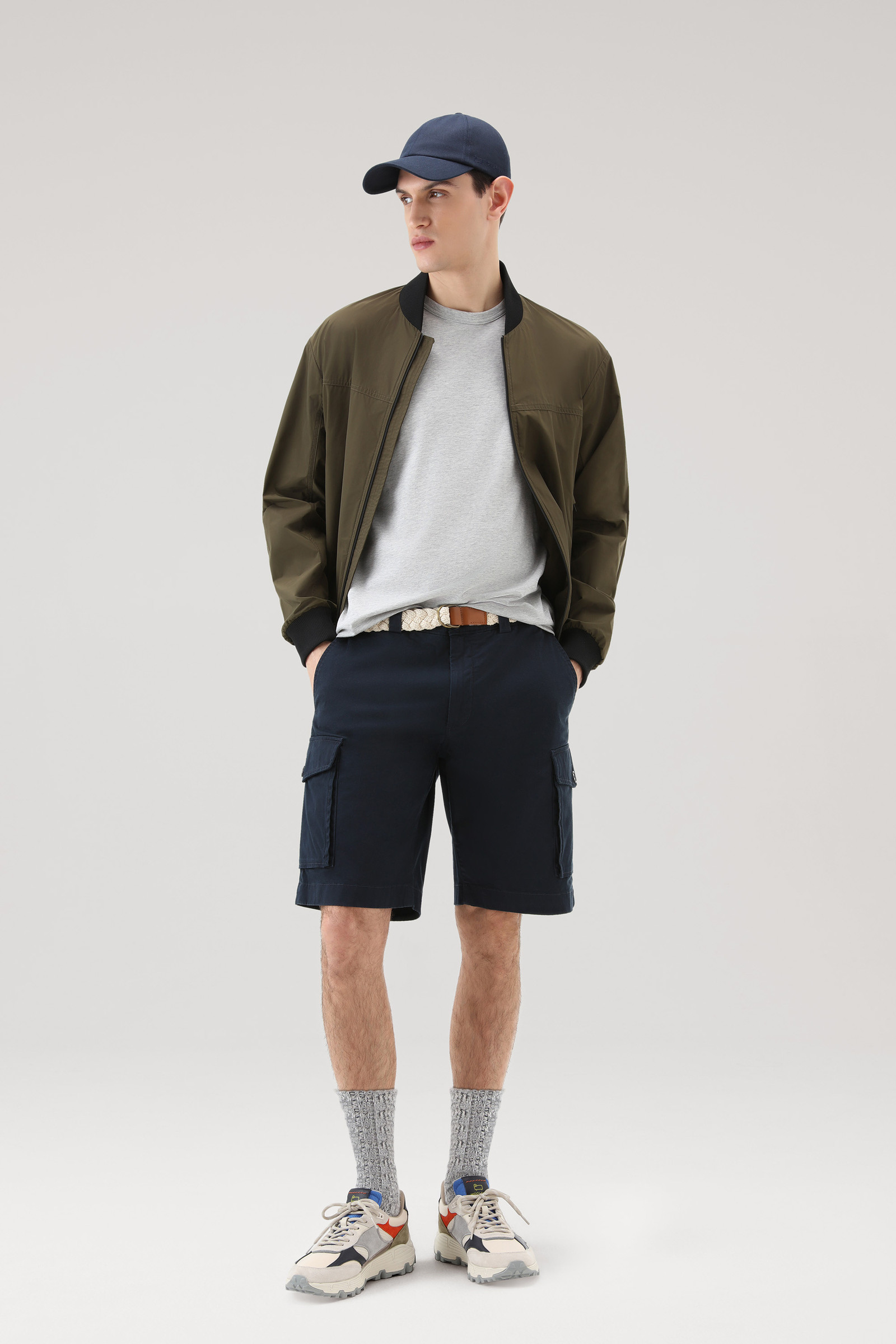 Schaf-T-shirt aus reiner Baumwolle grey photo 2 | Woolrich