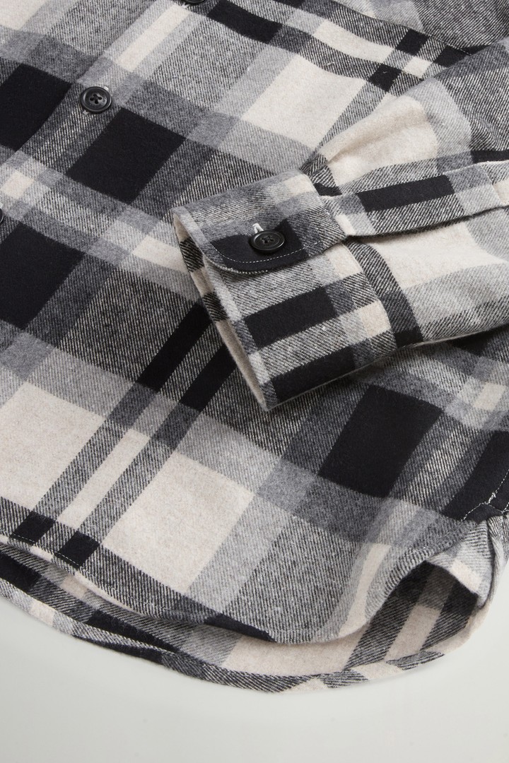Checked Shirt in Cotton-Blend Flannel by Todd Snyder Multicolor photo 10 | Woolrich
