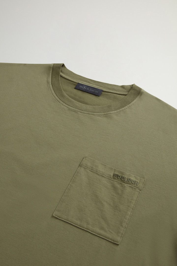 Pure Cotton T-Shirt by Todd Snyder Green photo 6 | Woolrich