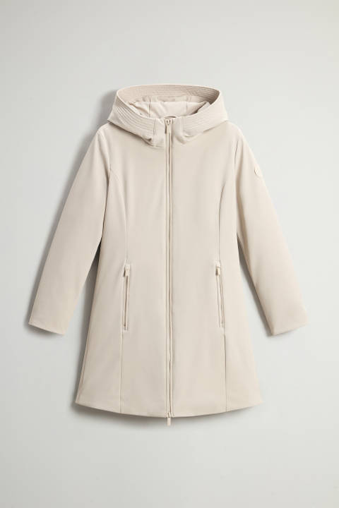 Firth Parka aus Tech Softshell Beige photo 2 | Woolrich