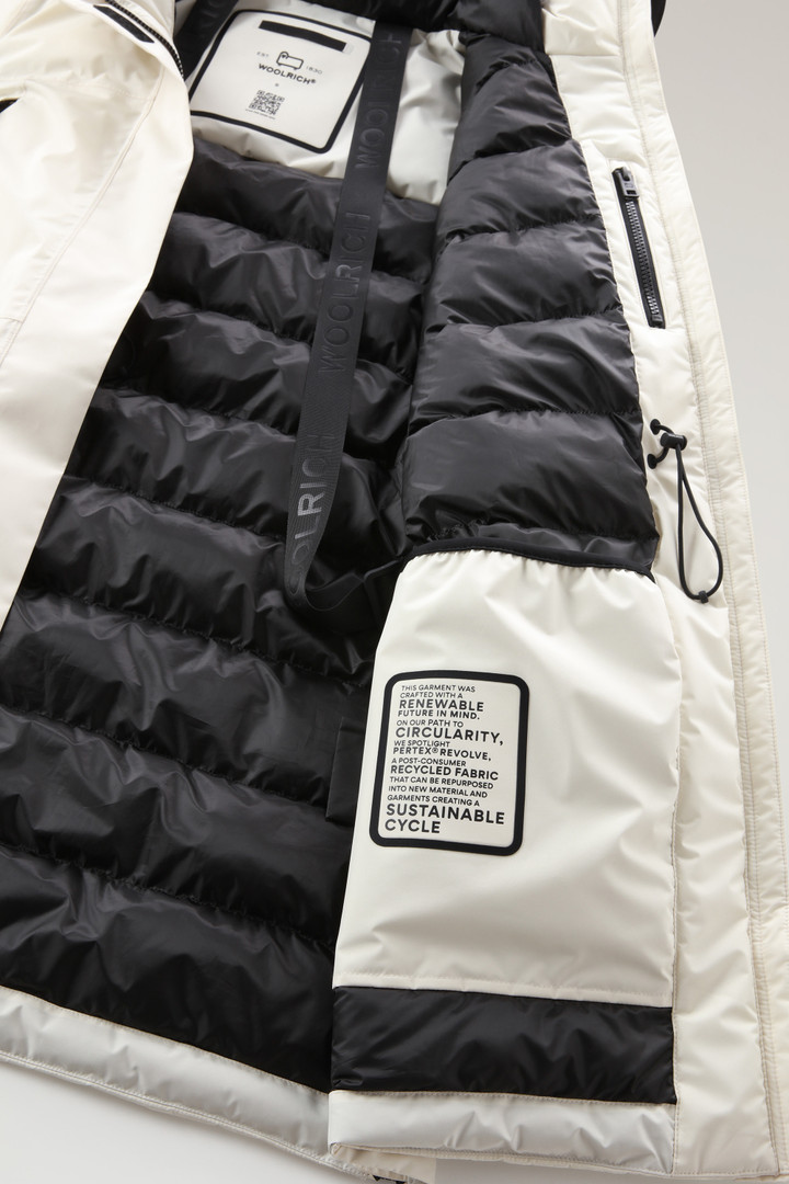 Harveys Waterproof Parka in Pertex Revolve White photo 7 | Woolrich