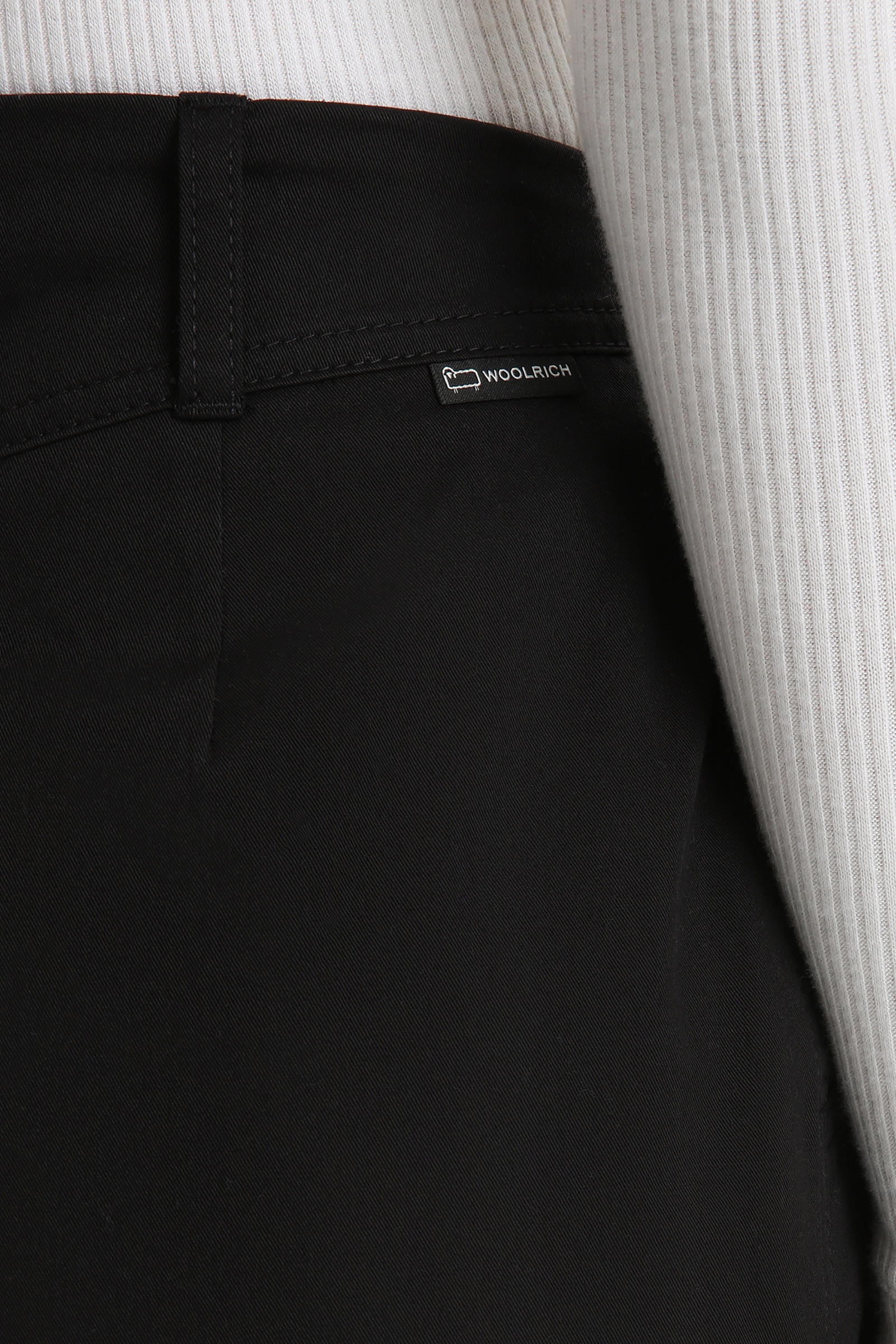 Stretch Cotton Chino Pant Black photo 5 | Woolrich