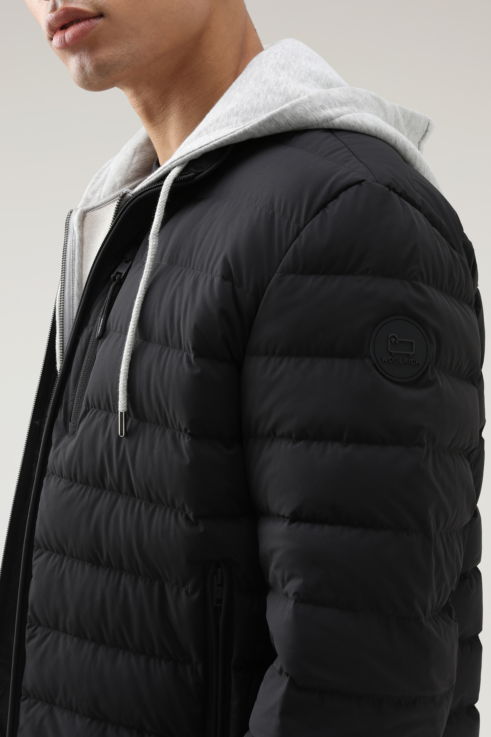 Stretch Nylon Sundance Down Jacket - Men - Black