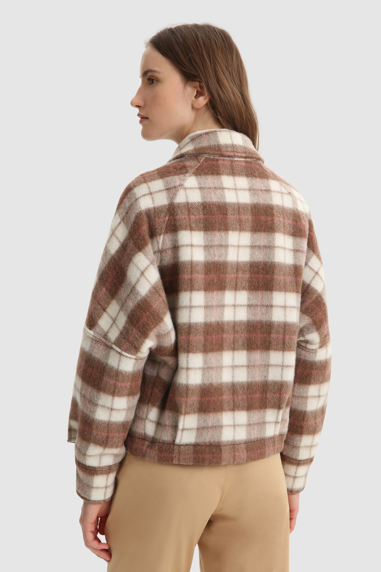 Cozy Wool Overshirt Brown photo 4 | Woolrich