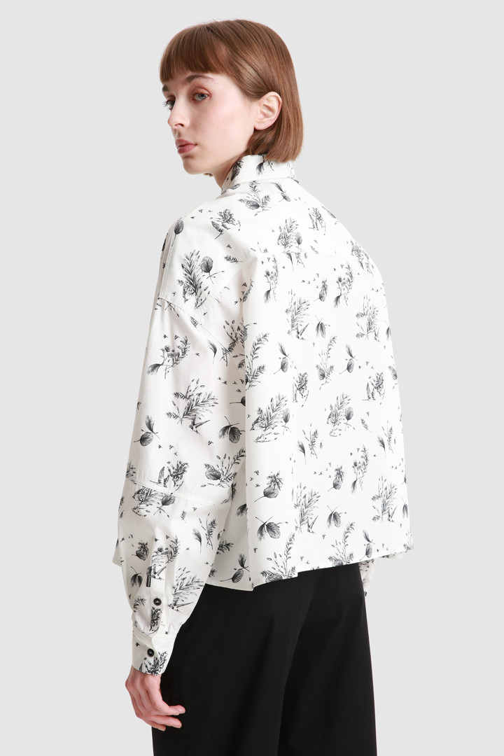 Camisa Wilderness de popelina de algodón blanco photo 3 | Woolrich