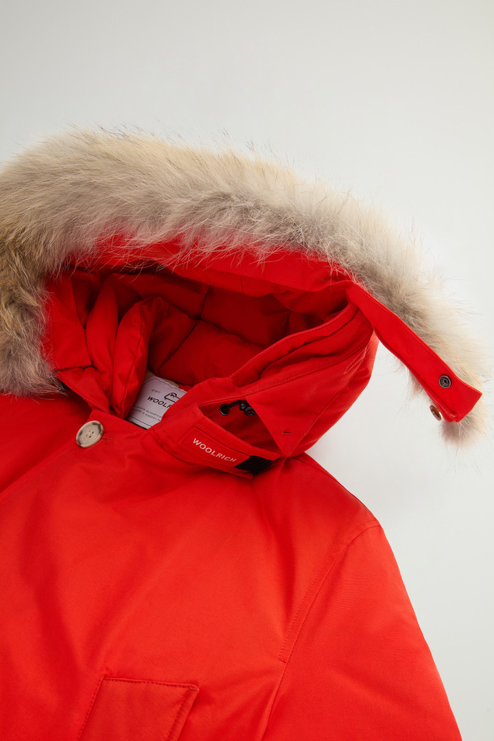 Arctic Anorak in Ramar Cloth with Detachable Fur Orange photo 8 | Woolrich