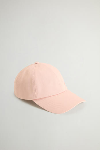 Cappellino in twill di cotone con logo ricamato Rosa | Woolrich