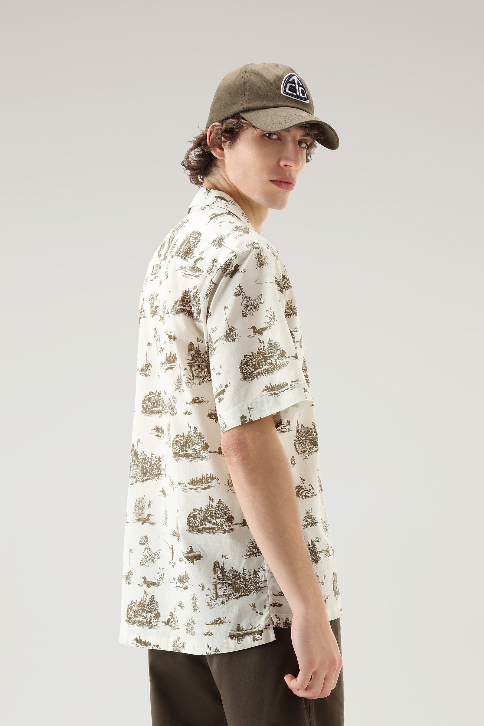 Kurzärmeliges Zavikon Shirt weiß photo 3 | Woolrich