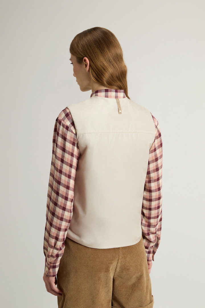 Crewneck Nylon Vest White photo 3 | Woolrich