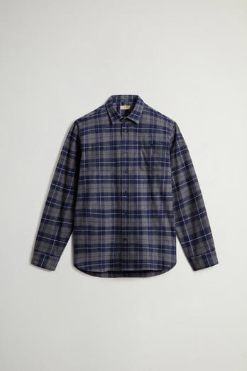 Chemise à carreaux en flanelle Bleu photo 1 | Woolrich