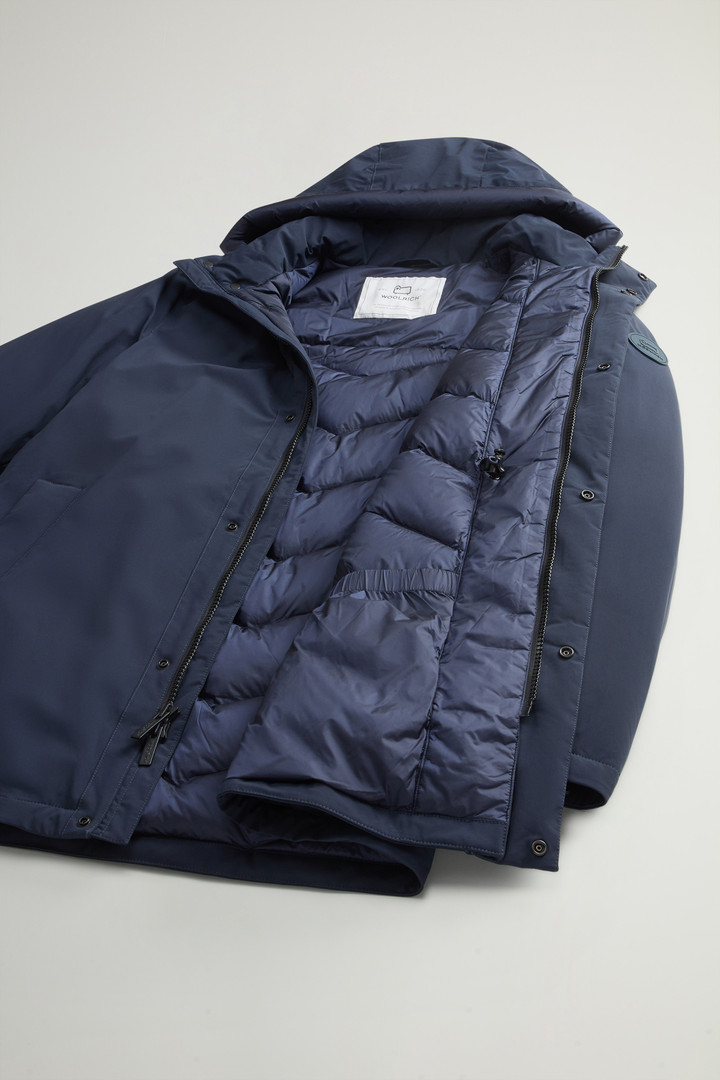 Mountain Parka in Stretch Nylon Blue photo 10 | Woolrich