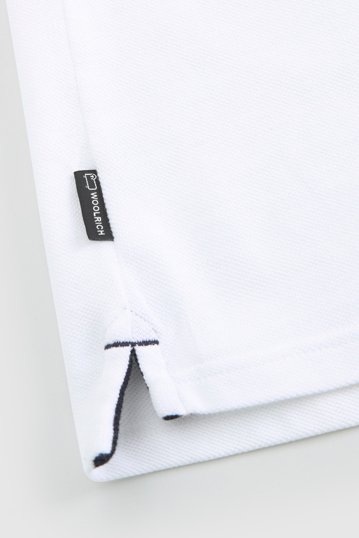 Polo American classique en coton blanc photo 6 | Woolrich