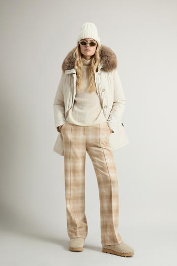 Arctic Parka in Urban Touch with Detachable Fur White | Woolrich