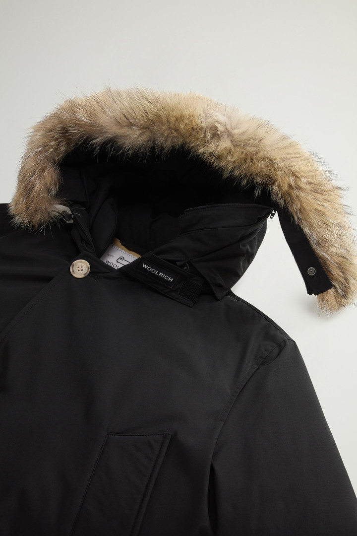 Arctic Anorak in Ramar Cloth with Detachable Fur Black photo 7 | Woolrich