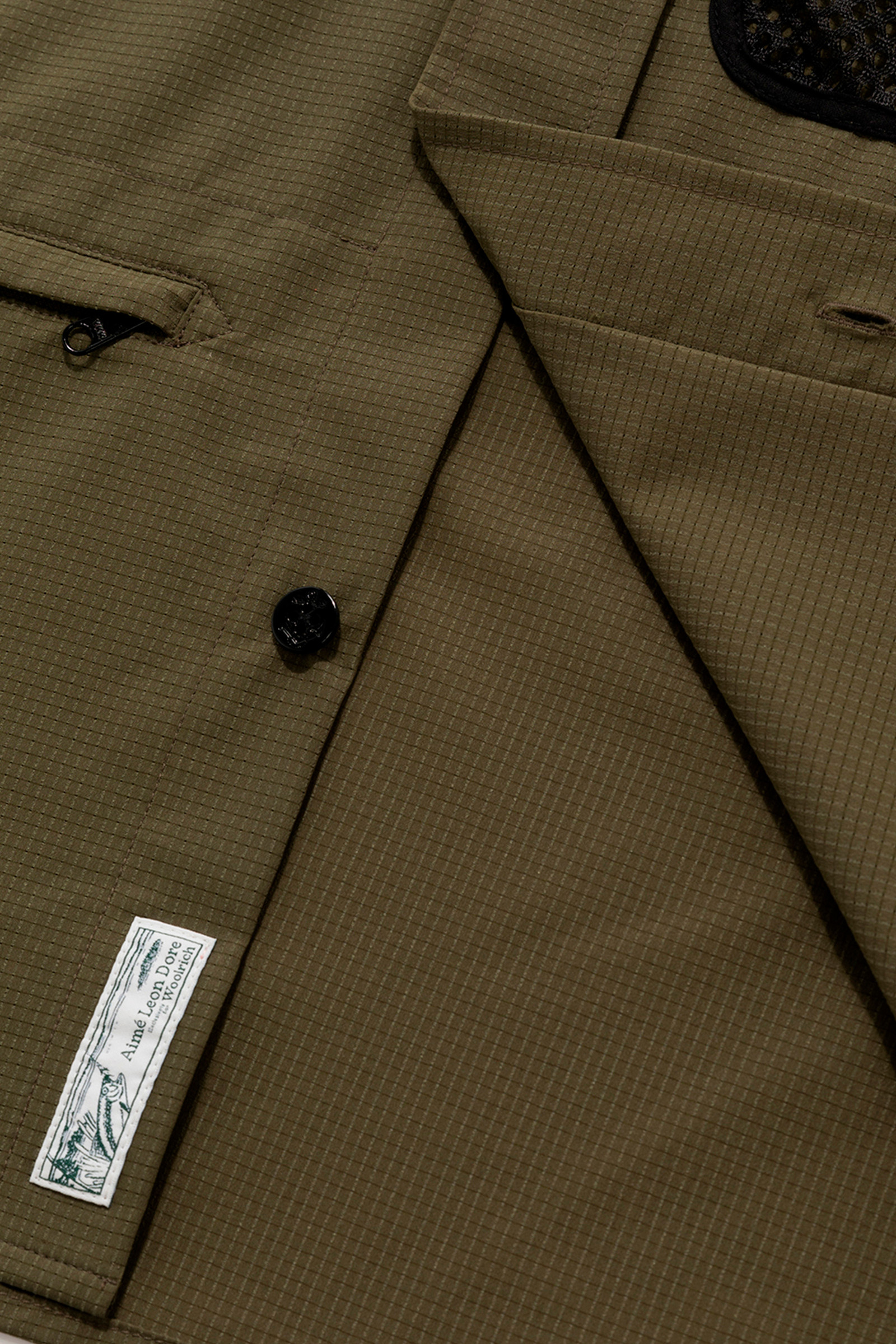 Camisa Fly Fishing Aimé Leon Dore / Woolrich verde photo 6 | Woolrich