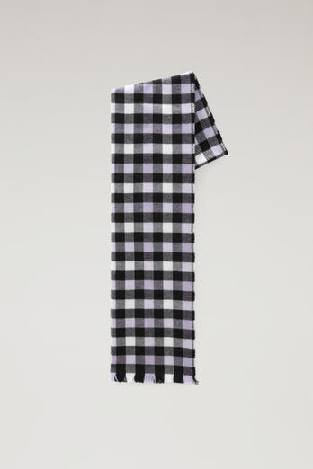 Check Scarf in Pure Wool Pink photo 1 | Woolrich