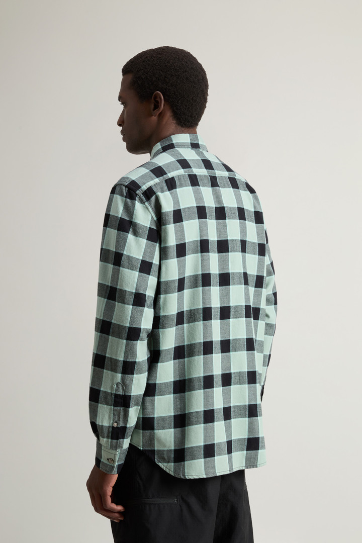 Karoshirt aus leichtem Flanell Grün photo 3 | Woolrich