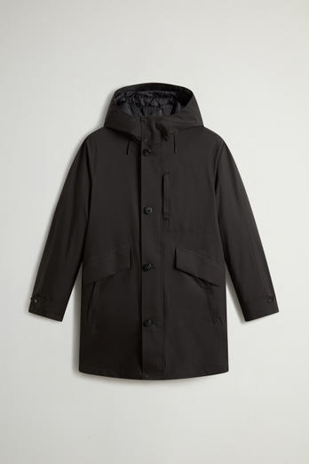 3-in-1 Weaver Coat with Reversible Inner Jacket Black | Woolrich