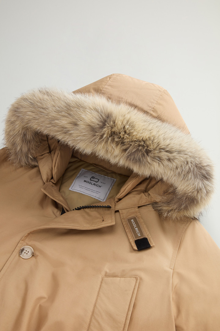 Arctic Anorak in Ramar Cloth with Detachable Fur Beige photo 7 | Woolrich