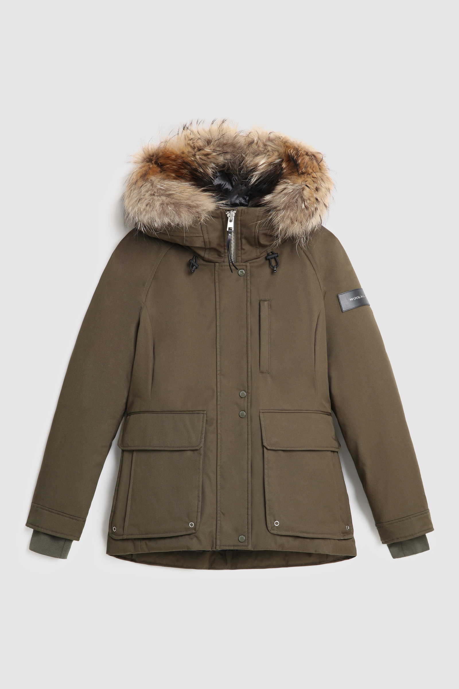 Women's Yetna Parka with Drawstring Green | Woolrich USA