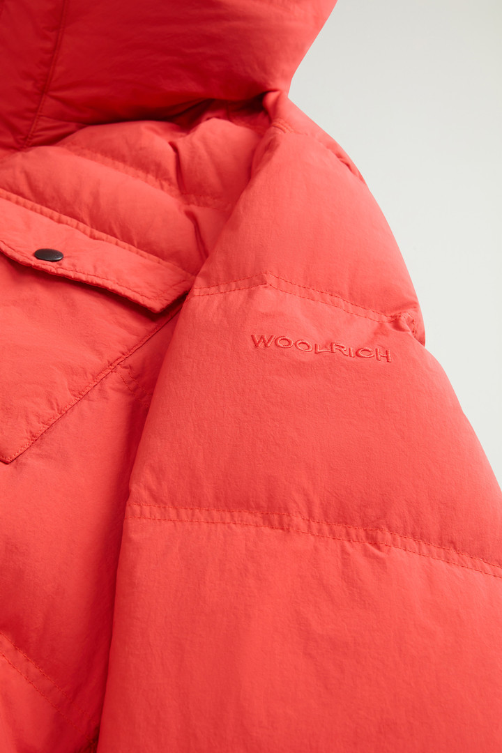 GARMENT DYED PUFFER JACKET Arancione photo 7 | Woolrich