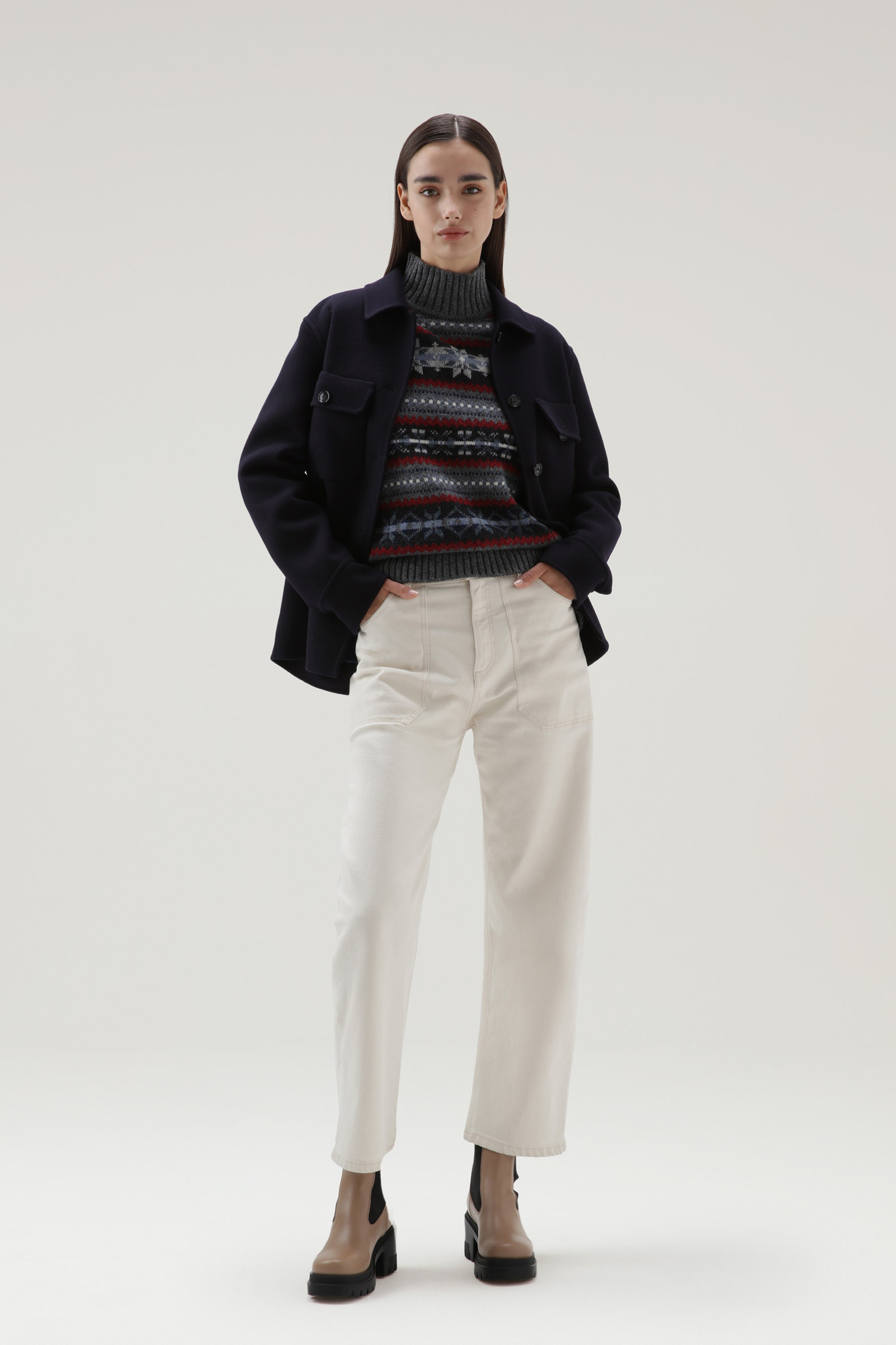 Fair Isle-coltrui zwart photo 2 | Woolrich