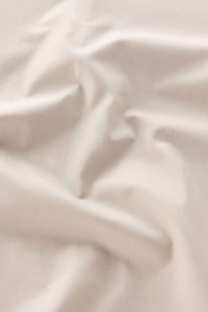 Robe chemise en popeline de pur coton Beige photo 8 | Woolrich
