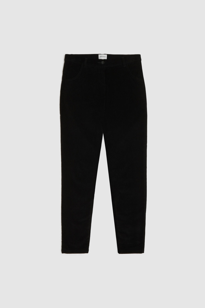 Stretchfluwelen broek