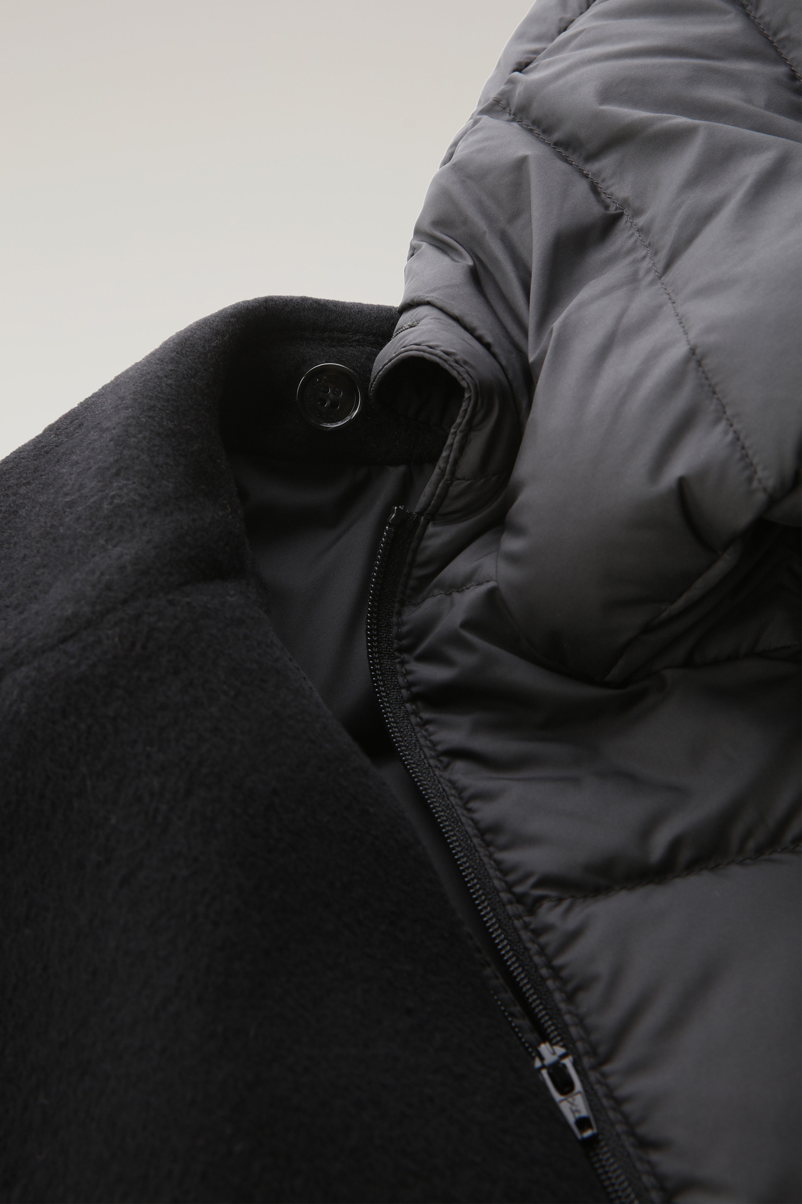 Kuna Parka in Wool and Cashmere Blend Black photo 8 | Woolrich