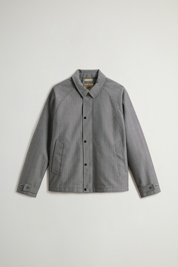 Yarn-Dyed Jacket in Three-Layer Fabric Gray photo 5 | Woolrich