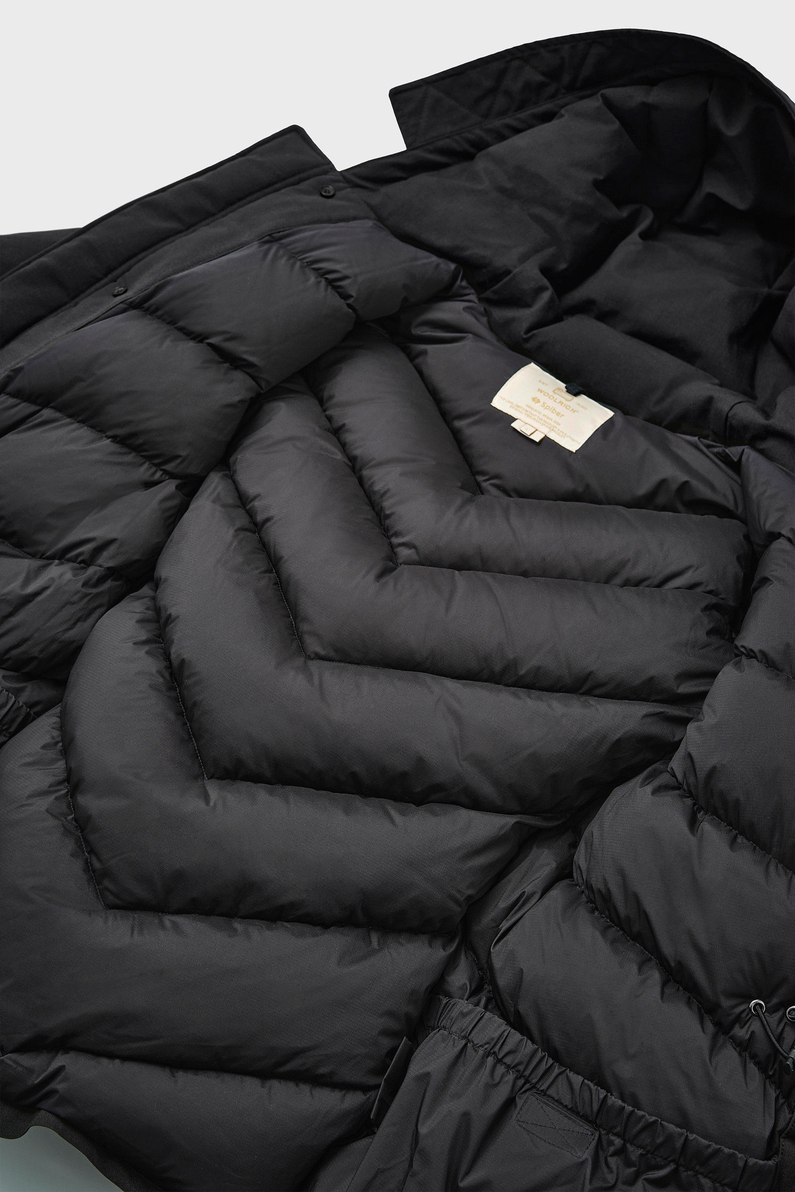 Future Arctic Parka con fibre bio-derivate Brewed Protein nero photo 8 | Woolrich