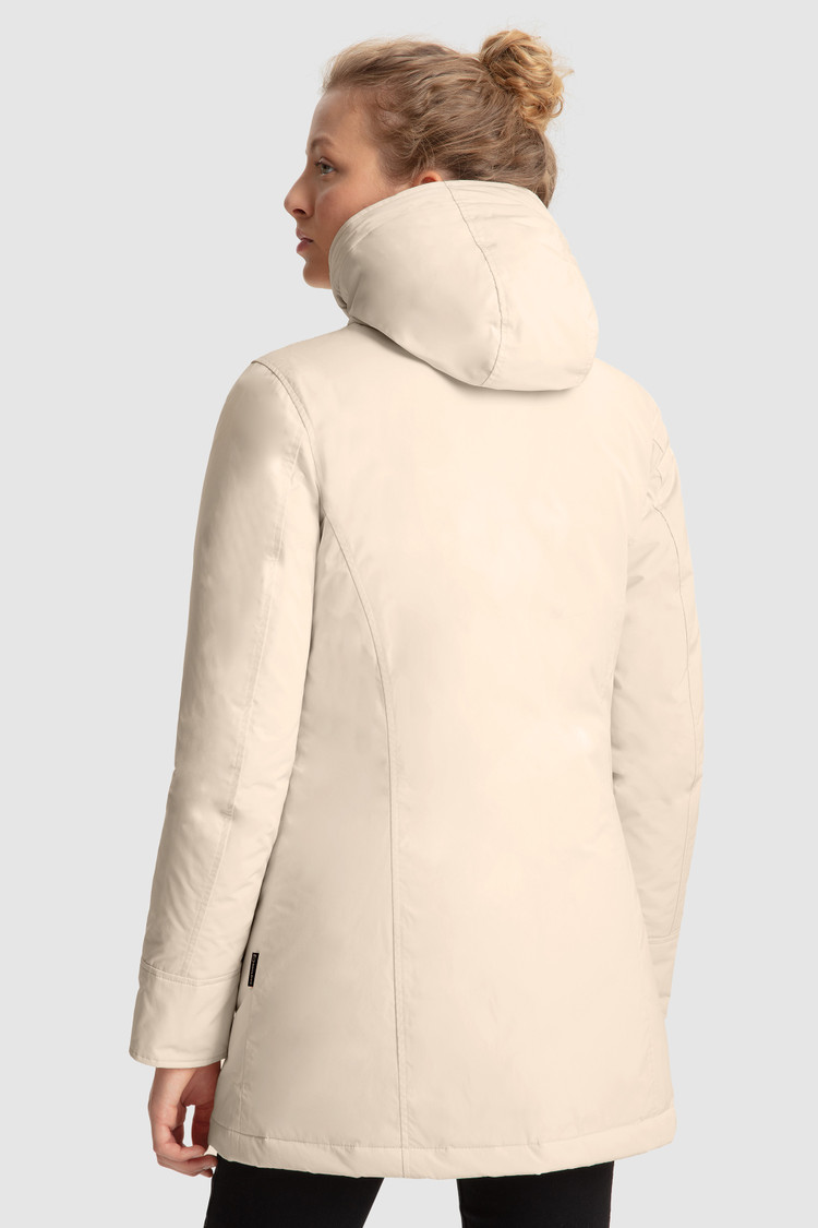 Arctic Parka luxe con pelliccia di raccoon removibile