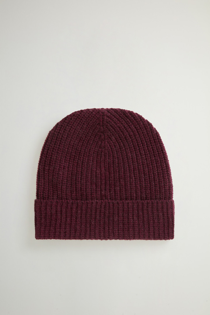 Beanie aus Merino-Schurwollmischung Violett photo 2 | Woolrich