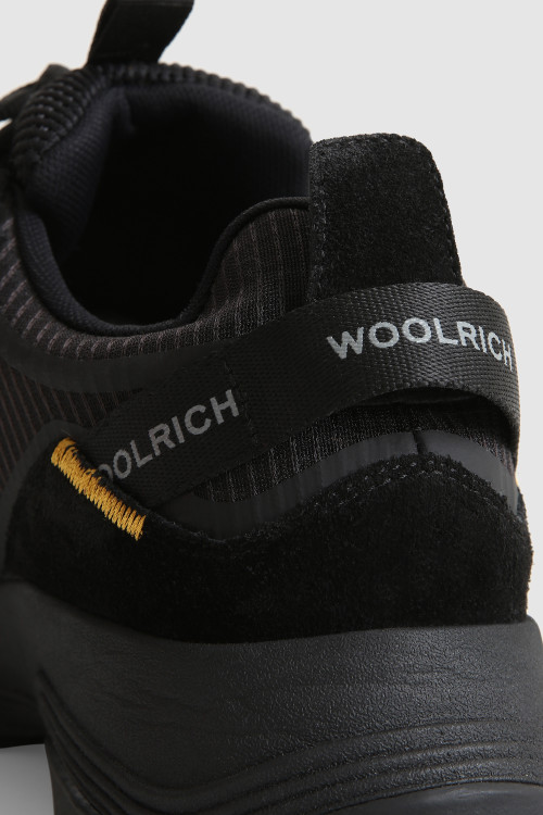 Trekking Runner Water-Resistant Sneakers Black photo 2 | Woolrich