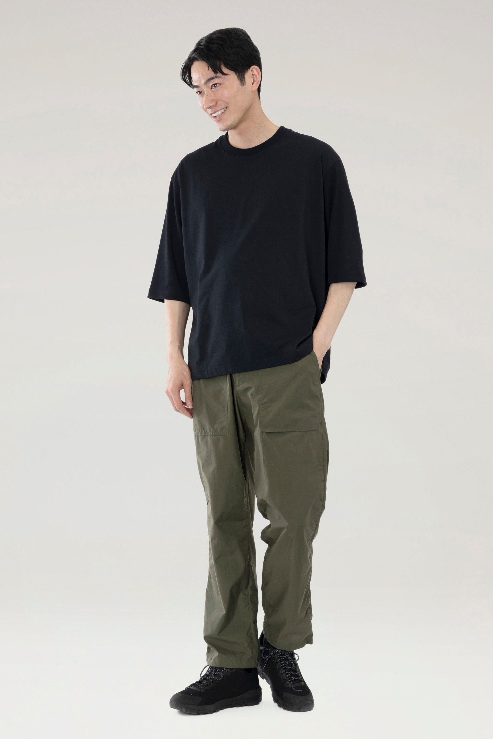 Ranch Pants in Recycled Nylon Green | Woolrich USA