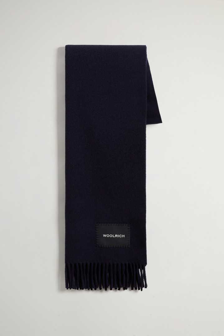 Pure Virgin Wool Scarf Blue photo 1 | Woolrich